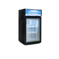 Admiral Craft Equipment Corp. CDFZ-1D/1.8 Black Diamond Glass Door Merchandisers