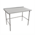 Thumbnail image #1 for John Boos Stallion 84-Inch x 24-Inch Stainless Steel Top Work Table with 1-1/2-Inch Rear Backsplash and Safety Edge