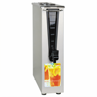 BUNN TD3T-N Tower Iced Tea/Coffee Dispenser with Brew-Through Lid, 448 oz., Stainless Steel