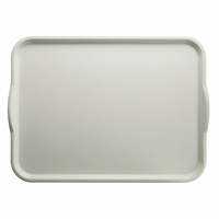 Cambro Camtray® with Handles Rectangular High-Impact Fiberglass Cafeteria Tray, 15 x 20 Inches, White