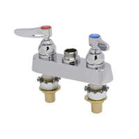 T&S Brass B-1110-XS-LNM Deck Mount Workboard Faucet, 4-Inch Centers, Less Nozzle