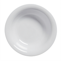 Jane Narrow Rim Round Melamine Bowl, 24 oz., White
