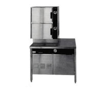 Groen HyPlus HY-6SE-36 Electric Pressureless Steamer with 2 Compartments and 36-Inch Cabinet Base