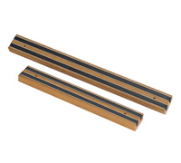 Adcraft 12-Inch Hardwood Magnetic Knife Holder with 2 Magnetic Strips