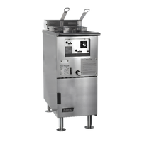 Lang Marine Heavy-Duty Stainless Steel Electric Deep-Fat Floor Fryer, 50 lb Capacity