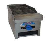 Comstock-Castle ELB18 Countertop Gas Char-Broiler with 18 x 20 Inch Grill Area and Cast Iron Grates