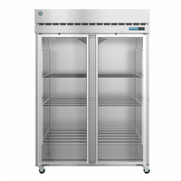 Hoshizaki Steelheart R2A-FG Two-Section Reach-In Refrigerator with Full Glass Doors