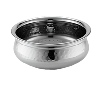 American Metalcraft Medium 27 oz. Round Hammered Stainless Steel Bowl, 6 Inch Diameter x 2-1/2 Inch H