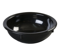 Kingline™ Melamine Nappie Bowl, 10 oz, 5-1/8 Inch Diameter, Black