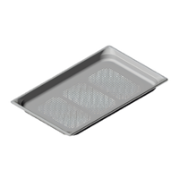 Vollrath Super Pan 3 Full-Size 1/1 GN Perforated Hotel Pan, 2-1/2 Inch Deep
