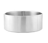 Satin Finish Double-Wall Stainless Steel Serving Bowl, 12 Inch, 220 oz.