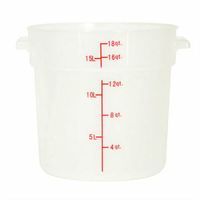 Omcan USA 80237 Commercial Food Storage Containers Case of 6