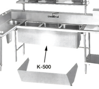 Advance Tabco Stainless Steel Sink Bowl Apron