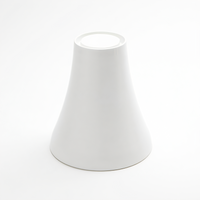 American Metalcraft Lift Collection White Round Melamine Buffet Pedestal, 6-1/2 Inch Dia. x 7-1/8 Inch H