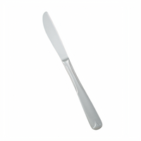Winco Lisa 8-1/8 Inch Heavyweight Dinner Knife, 18/0 Stainless Steel, Mirror Finish