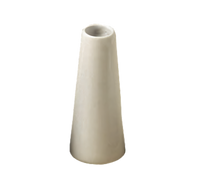 American Metalcraft Ceramic White Bud Vase Tower, 1-1/2-Inch Dia. x 4-Inch H