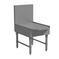 Advance Tabco Prestige Frozen Drink Machine Stand with Flat Work Top, 30 x 30 x 36 Inches, Stainless Steel