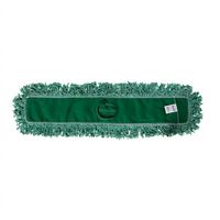 Rubbermaid Commercial Microfiber Looped-End Dust Mop Head, 36 x 5 Inches, Green