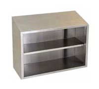 Eagle Group WCO-36 Open Front Wall-Mounted Cabinet, 36 x 15 x 28 Inches, 304 Stainless Steel