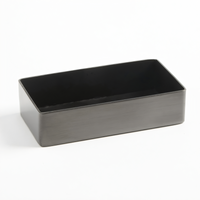 American Metalcraft PVD Black Stainless Steel Sugar Packet Tray Holder