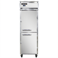 Continental Refrigerator 1FSNSAHD One-Section Shallow Depth Half-Door Reach-In Freezer