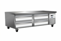 IKON Refrigeration 74-Inch 4-Drawer Chef Base Refrigerator, 10.8 Cu. Ft.