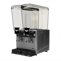 Vollrath 2-Bowl Pre-Mix Refrigerated Beverage Dispenser, Fountain Spray, 5.28-Gallon Bowls
