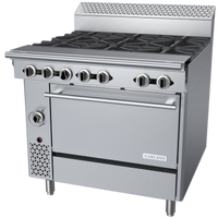 Garland Cuisine 36-Inch Heavy Duty Natural Gas Range with 6 Open Burners and Standard Oven