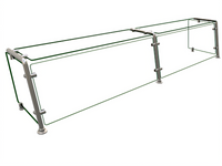 Hatco Flav-R-Shield EP21-08415 Full-Service Pass-Over Sneeze Guard, 2-Bay, 84 x 15 Inch