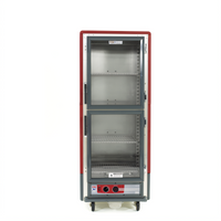 Metro C5 3 Series Full-Height Heated Holding Cabinet with Dutch Clear Doors, Shelves Only, Lower Wattage
