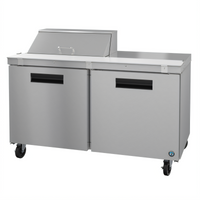 Hoshizaki Steelheart SR60B-8 60-Inch Two-Section Sandwich Top Refrigerated Prep Table