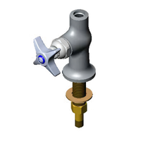 T&S Brass B-0305-LN-175F Single Temperature Deck-Mount Pantry Base Faucet, Single Hole, Less Nozzle