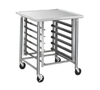Eagle Group Uni-Lok 30 x 30 Inch Mobile Mixer Stand with Galvanized Base and Stainless Steel Top