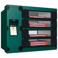 Hatco Flav-R 2-Go Built-In Pizza Locker System, 4 Lockers, 120V