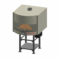 Square Gas-Fired Pizza Oven with 34