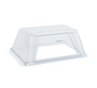 Roll-A-Guard Self-Serve Flat-Top Sneeze Guard with Door for 8018 Series Roller Grill