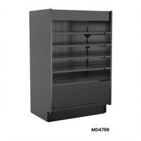 Fusion® Self-Service Refrigerated Open Reach-In Display Case, 50-1/4