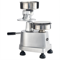 Winco Heavy-Duty Burger Patty Press with Interchangeable 4-Inch and 5-Inch Plates
