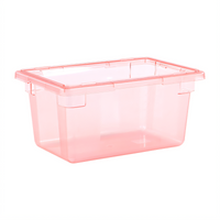 StorPlus™ 5-Gallon Red Polycarbonate Food Storage Box, 18 x 12 x 9 Inches