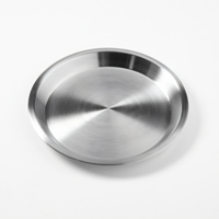 American Metalcraft amNOW Essentials 10-1/8 Inch Round Aluminum Pie Pan, 20-Gauge, Pack of 6