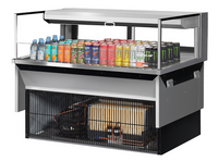 Turbo Air Drop-In Low Profile Horizontal Open Refrigerated Display Case, 6.3 Cu. Ft., Deck Only