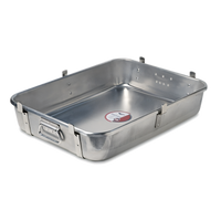 Wear-Ever Heavy-Duty Aluminum Roasting Pan Bottom with Straps, 29.5 Qt