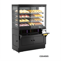 Addenda Non-Refrigerated Self-Service Merchandiser with Bag Storage and 12-Tray Capacity