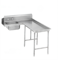 Corner Island Soiled Dishtable with 20