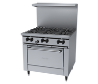 Garland Signature Sunfire 36-Inch Commercial Gas Range with 6 Open Burners and Standard Oven