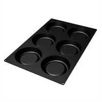 Silikomart 6-Cavity Flexible Non-Stick Silicone Tart Mold