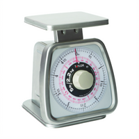 Taylor Precision TS5 Analog Portion Control Food Scale, 5 lb. / 2.2 kg Capacity, Stainless Steel