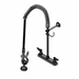 Thumbnail image #1 for T&S Brass EasyInstall 8-Inch Center Deck Mount Workboard Pre-Rinse Unit with 16-Inch Riser and 44-Inch Hose