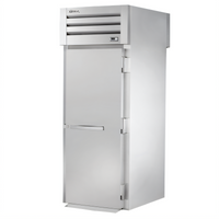 True SPEC SERIES Roll-Thru One-Section Refrigerator with Stainless Steel Front and Rear Doors