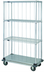 Thumbnail image #1 for Quantum Mobile Enclosure Cart with 4 Shelves, 48-Inch W x 24-Inch D x 81-Inch H, Chrome Plated Finish